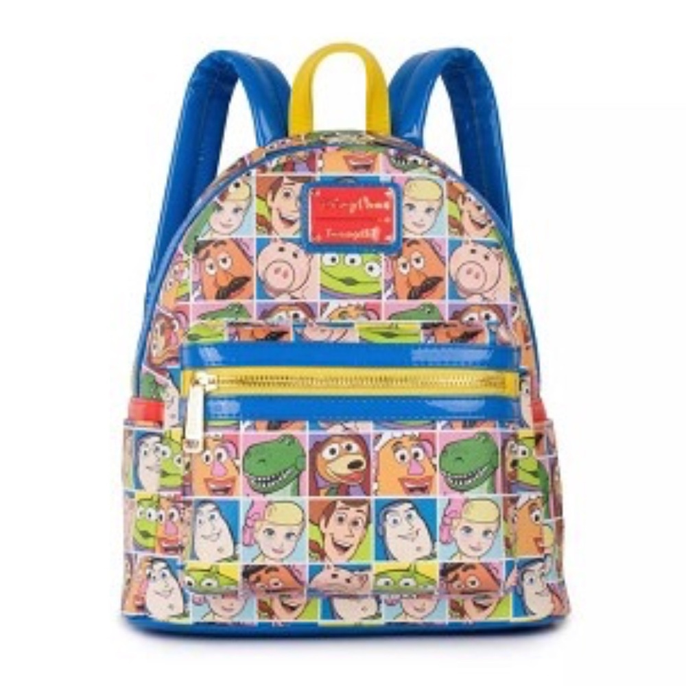 Loungefly Disney Parks Toy Story Character Squares Backpack NWT​
